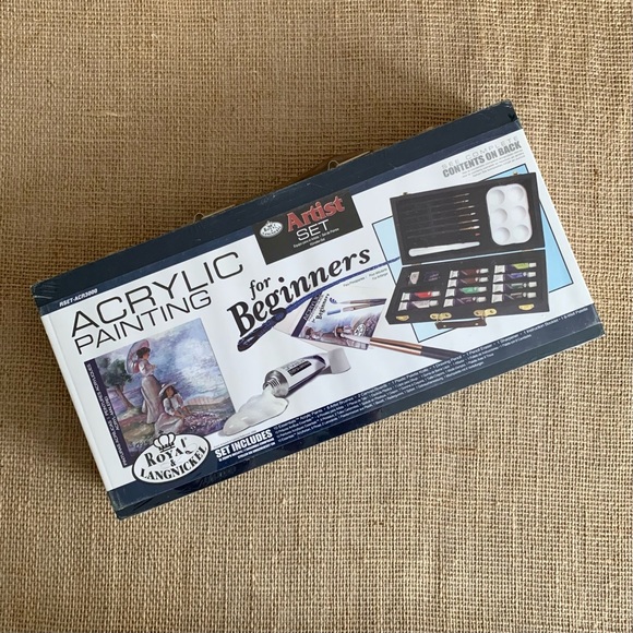 ACRYLIC PAINTING SET for Begininners Sealed in Original Packaging - Picture 7 of 7